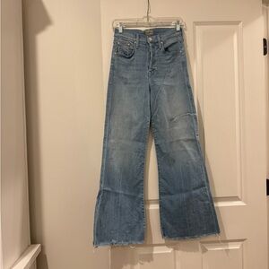 MOTHER Light Blue Flare Jeans